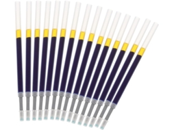 60 Refis Práticos Para Caneta Gel Azul 0,5mm Feitos De Material Pp Sem