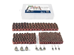 338 Pcs Lixar Tambor Kit Prego Brocas Polidas Dremel Acessórios Ferramenta Rotativa #2