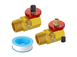 Pacotes Manifold Tanque Ar Porto Enchimento Válvula Segurança 1/2 Npt X 1/4 Npt X 1