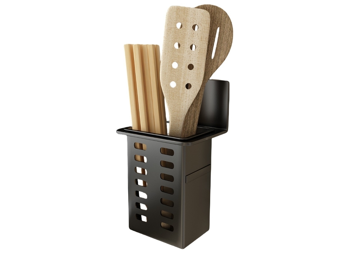 Suporte De Parede Para Pasta De Dentes E Escova De Dentes.