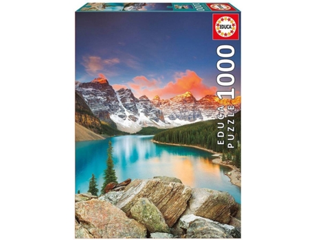 Puzzle Lago Moraine Banff National Park Canada 1000 Peças