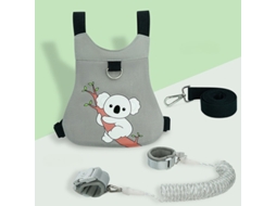 Arnês De Passeio Crianças Com Fecho De Segurança, Corrente Anti-perda Para O Pulso, Para Viagens E Eventos Públicos1.5m Coala Hexinyigjly