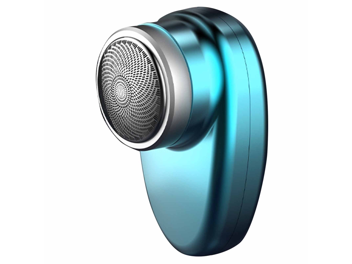 Afeitadora Eléctrica Portátil De Bolsillo Recargable Lavable De Cabeza Dual Para Barba Azul Real