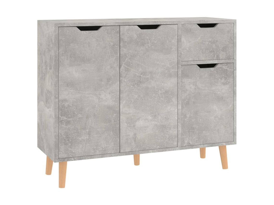 Sideboard, Sideboards Vidaxl Cinzeto Madeira Processada (n/a)