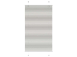 Vidaxl Cinzento Luz Plissada Cega 80x100 Cm Largura Tecido 79,4 Cm
