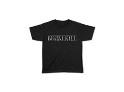 Camiseta preta Bikini Kill Kid's Logo ROCKINSTONE Unissex Adulto Mais Vendida Tamanho: GG
