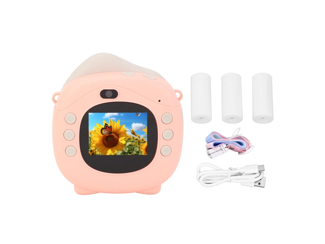 Digital Camera 12mp 2 Inch Screen Multiple Zoom Digital Photo Frame Portable Thermal Printing Video Camera With Print Paper 32gb LAXISCREED