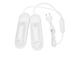 Secador De Sapatos Térmico Com Temporizador De 3 Níveis, Plugue Europeu 220-240v, Bordas Arredondadas E Orifícios De Malha, Elimina Odores E Suor