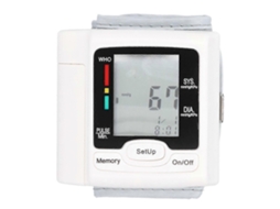 Monitor de Pressão Arterial Pulso com Visor Lcd Digital Automático, Dispositivo Medição Pulso, Estilo B. GOKOCO