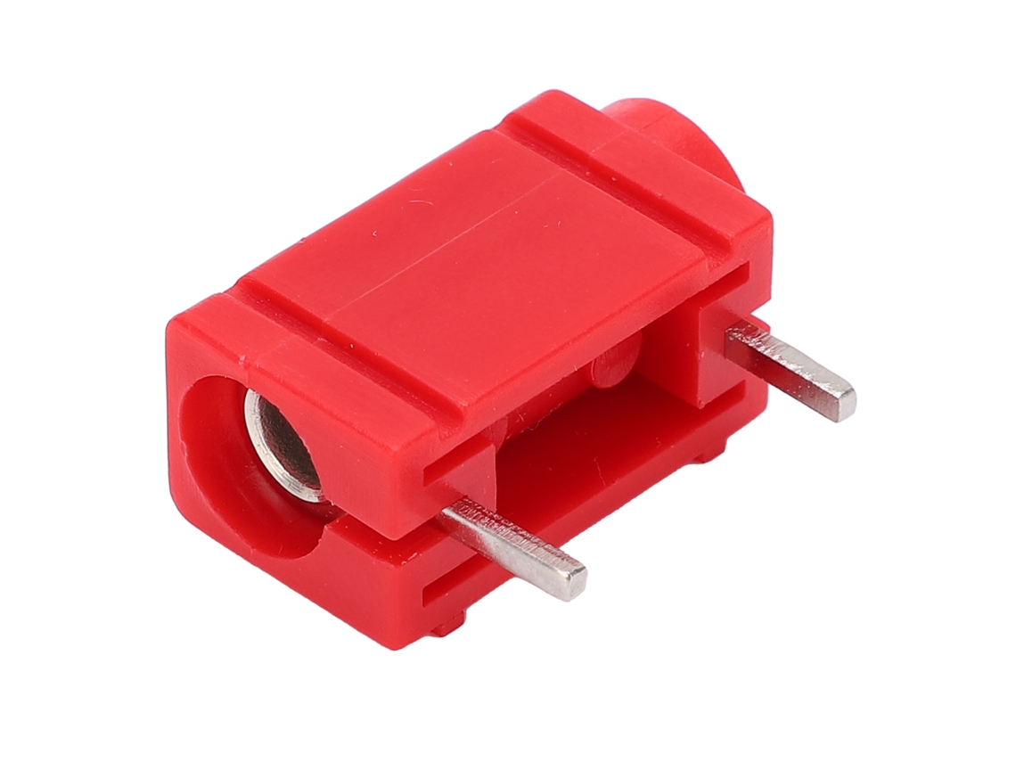 Conjunto de 5 Tomadas Banana 4mm Latão com Placa de Níquel para Painel Pcb Profissional Multímetro S/MARCA