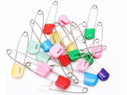 20 Alfinetes Coloridos Para Costurar Roupas, Decorar Tecidos De Bebê, Fáceis De Usar Para Criar Alfinetes Fralda