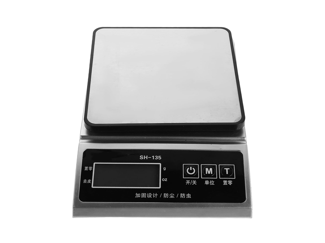 Balança De Cozinha Digital Eletrônica Precisão Nuobesty 3kg 01g Mini Confeitaria Superfície Em Aço Inoxidável