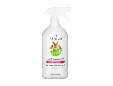 Limpador E Desinfetante Para Frutas E Legumes 800 Ml Attitude