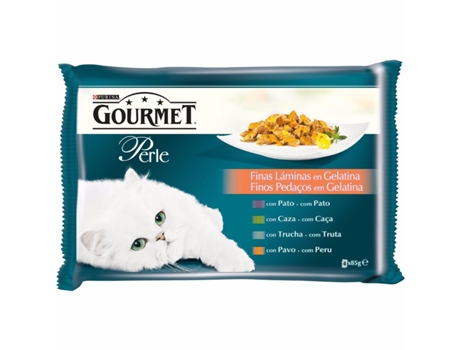 Purina Gourmet Perle Finos Pedaços Em Gelatina 4X85G