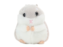 Mali portachaves de Hamster de Pelúcia Fofo Boneca Enchimento Pp 10cm Keychain Charm