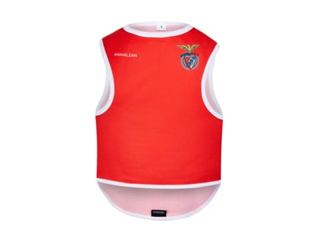 T-shirt Para Cão Na Cor Vermelha Com Logo