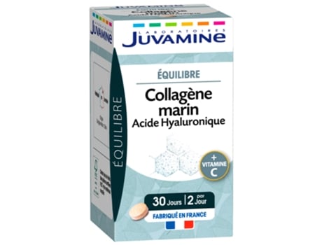 Ácido hialurônico de colágeno marinho 60 comprimidos JUVAMINE