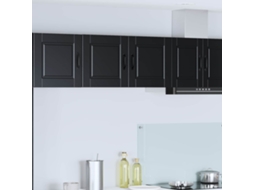 Vidaxl Armário De Parede Porto Preto 80 X 31 X 40 Cm