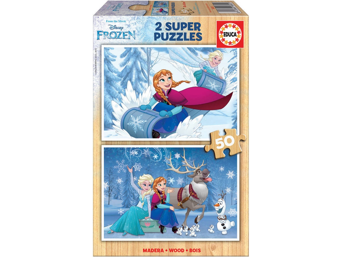 Comprar Puzzle Educa Princesas Disney de 2 x 25 Peças de madeira