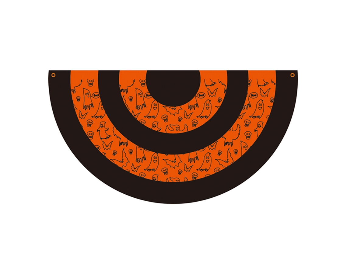Bandeira Em Forma De Leque Para Decoração De Halloween