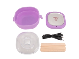 Laxiscreed Panela De Silicone Antiaderente Plegável, 3 Em 1, Roxa, Ideal Para Derreter Cera, Eu 220v
