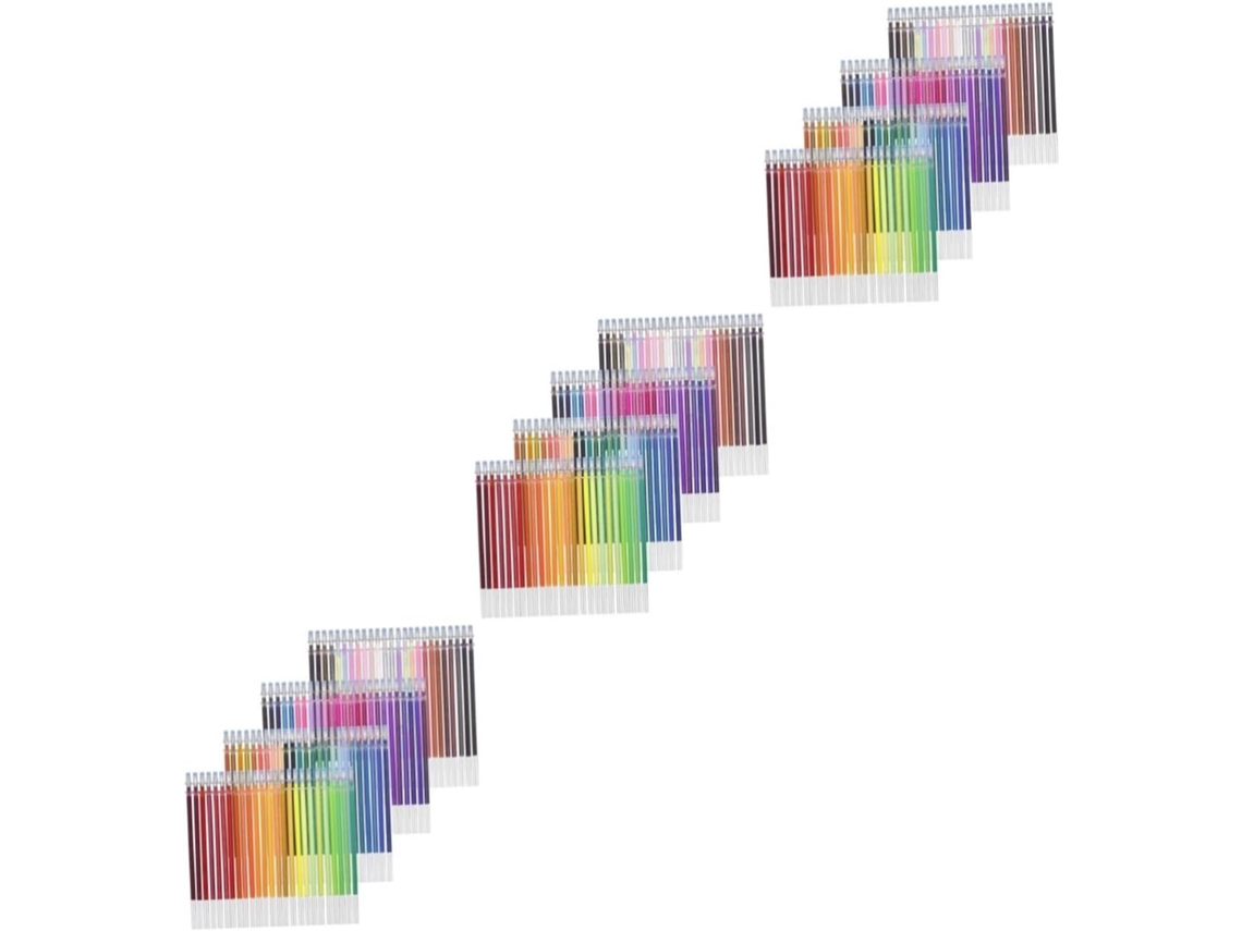 Nuobesty Pacote Com 3 Refis De Tinta Para Canetas Em Gel, 48 Cores