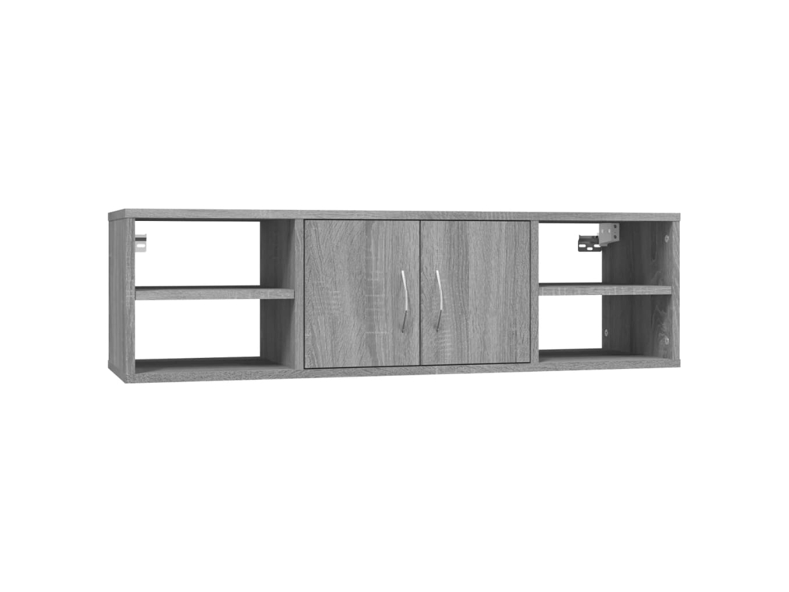 Wall Shelf, Wall Shelves Vidaxl Cinzeto Madeira Processada (n/a)