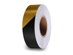 Fita Refletiva Honeycomb 5Cm X 5M Preta/Amarela VELLEMAN