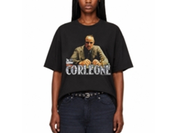 Rockinstone Godfather Movie Corleone Black Adult T-shirt Size:m
