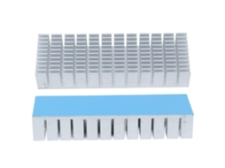 2 dissipadores de calor de alumínio módulo refrigerador placa radiadora 120x40x20mm com adesivo HKJ