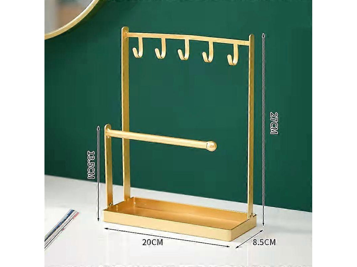 Suporte Para Joias Com Gancho, Expositor Preto Para Brincos, Colares E Relógios, Estilo Nórdico, Ideal Para Organizar E Exibir Anéis Em Casa. Hengjian
