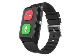 Pulseira inteligente para idosos com GPS, monitoramento de frequência cardíaca e botão de informações, relógio com rastreamento Ly Ebike integrado