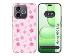 Capa Tumundosmartphone De Silicone Para Honor 600 Lite 5g Com Estampa Floral