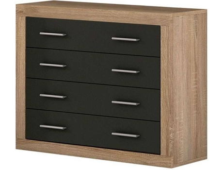 Cómoda HOMESOUTH Lara (Pinho - Melamina - 98x81.5x39.6 cm)