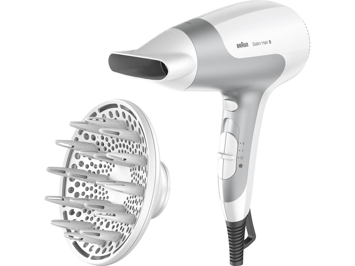 Secador de Cabelo BRAUN HD585 (2500 W - 2 Níveis de temperatura)