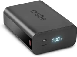 Powerbank SBS TEBB20000LCDEVOPD20K (20.000 mAh - USB-C - Preto)