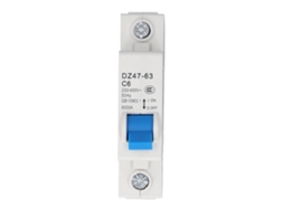 Disjuntor Mini 1p MCb Rail Din Capacidade de Interrupção 6000A 400V 6A Residencial S/MARCA