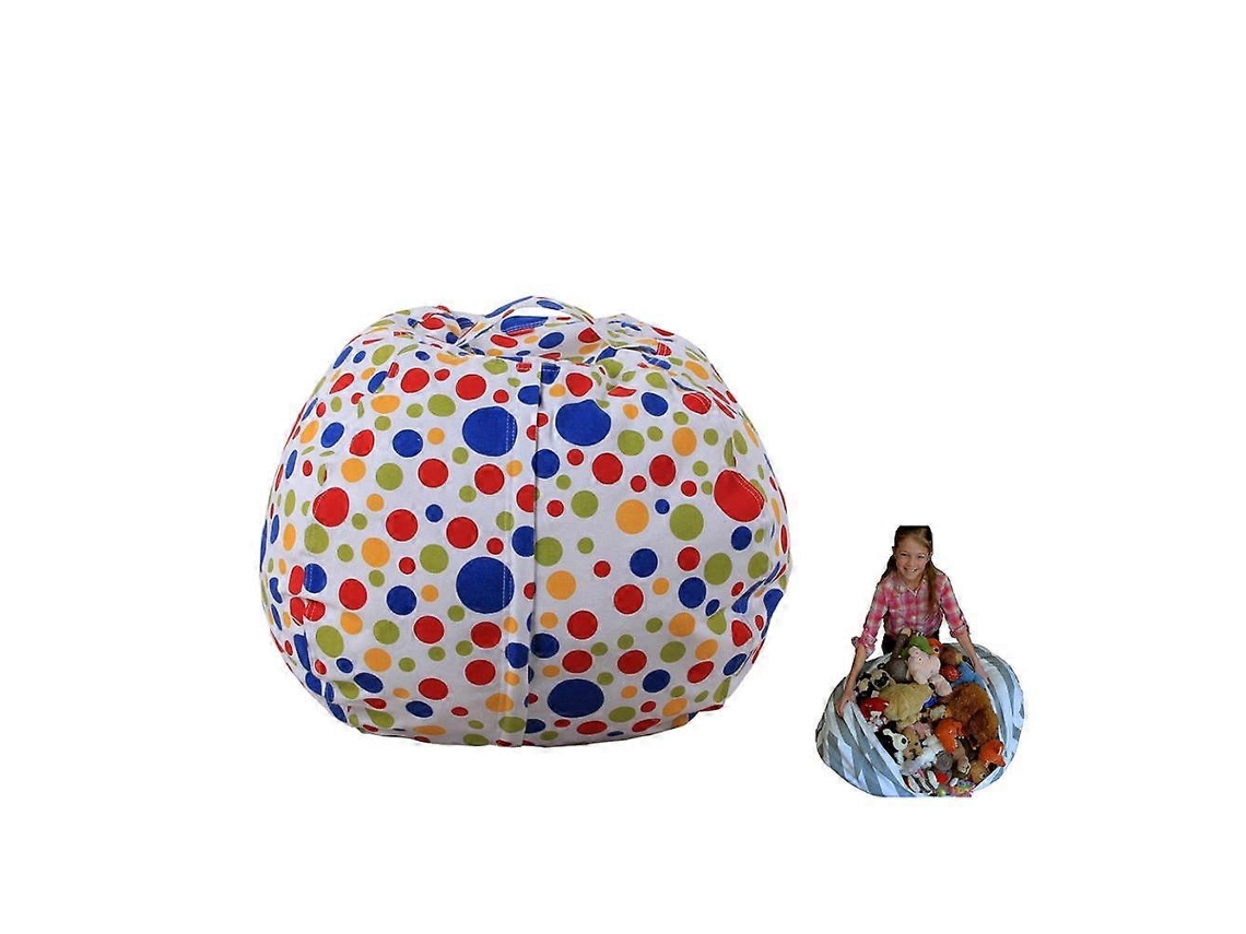 Organizador Para Brinquedos De Pelúcia Infantis, 18 Polegadas, Algodão Premium, Almofada Transformável, Capacidade Ampla