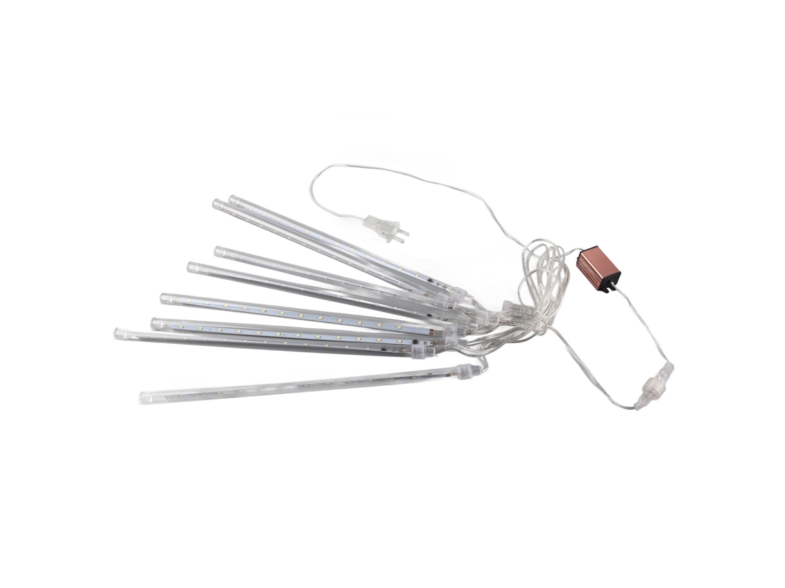 2026 luz de Cadena Led Smd2835 Impermeable 8 Tubos 30cm Blanco Decoración Exterior Navidad Festiva