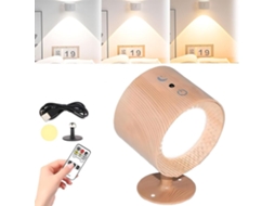 Luminária De Parede Led, Ajustável Em 360°, Recarregável Via Usb, Com