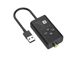 Transmissor de áudio de baixa latência T9 Bluetooth 5.2, suporte para fibra óptica coaxial Aptx com cabo USB Slowmoose