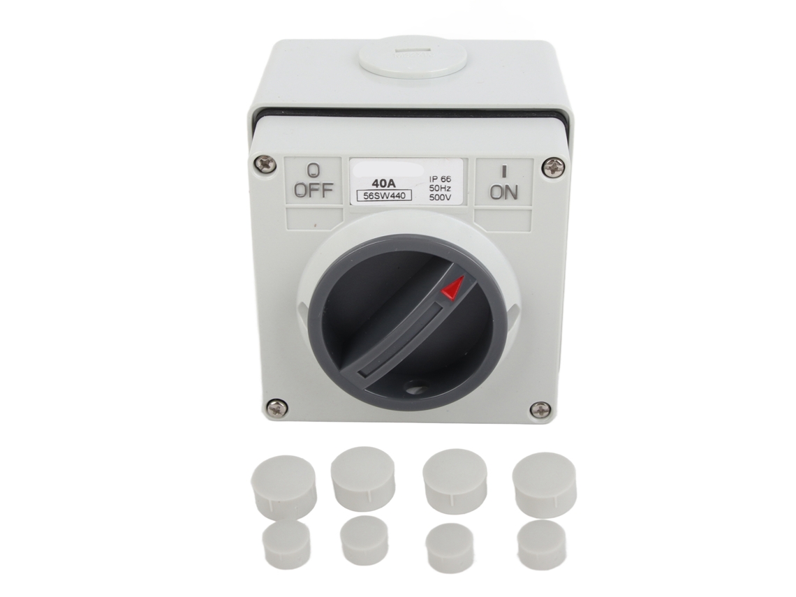 Conjunto de 3 Interruptores HKJ impermeáveis tipo barco com luz LED 250vac/125vac