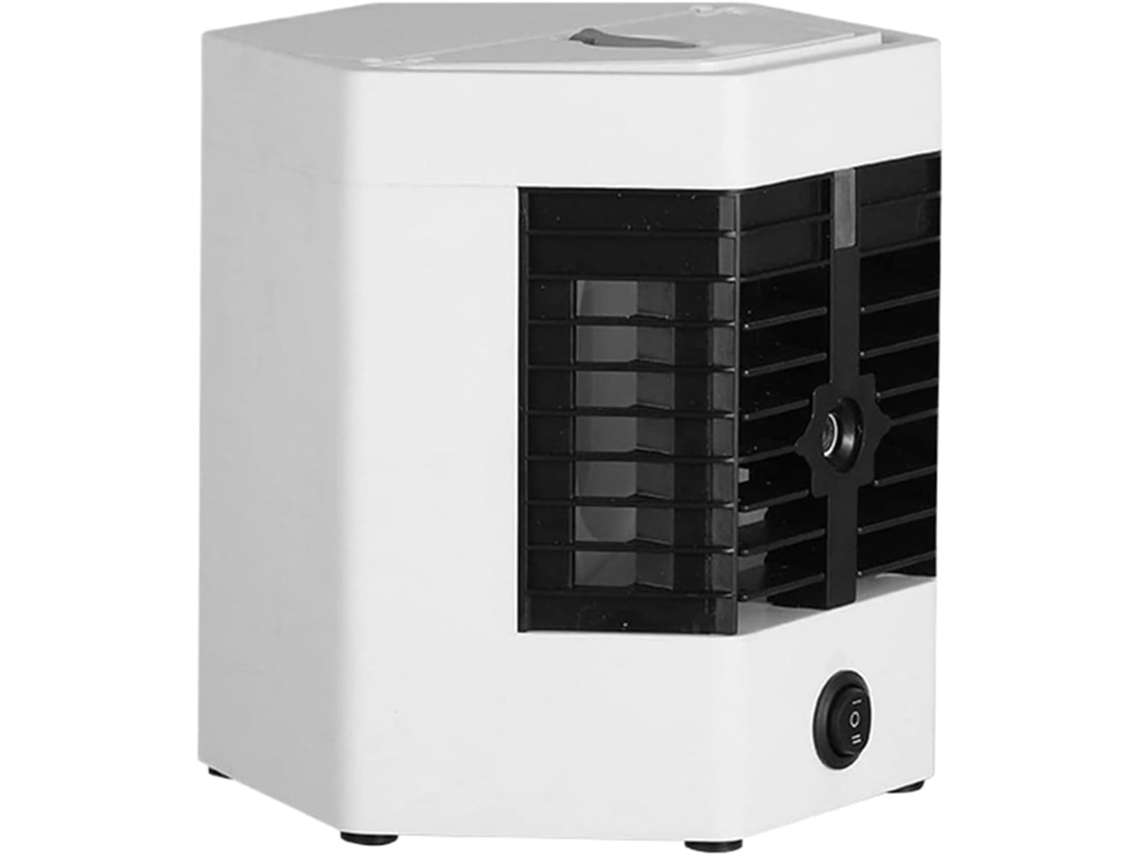 Ar USB mini ventilador de mesa, 1200m, uso doméstico e externo