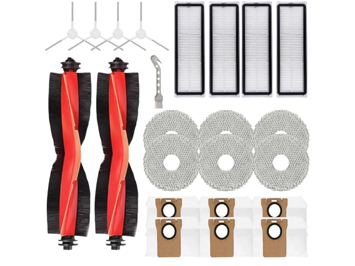 Kit Acessórios Para Máquina De Varrer Yuysan Xiaomi Mi Robot Vacuum X20 Max/x20 Pro 23pcs