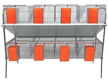 Gaiola para Coelhos GÓMEZ Y CRESPO (Laranja - 204x63x150cm)