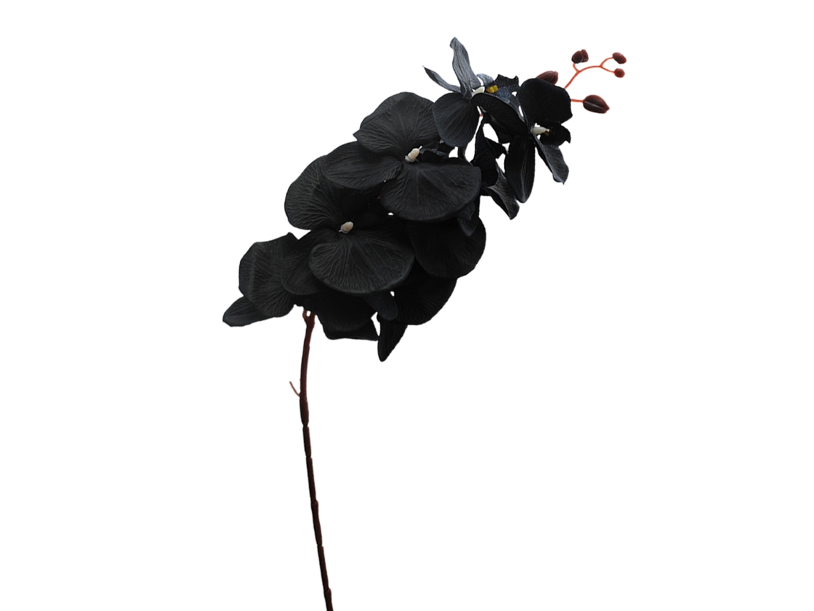 Laxiscreed Orquídea Phalaenopsis De Seda Com Fio De Ferro Para Decoração Elegante