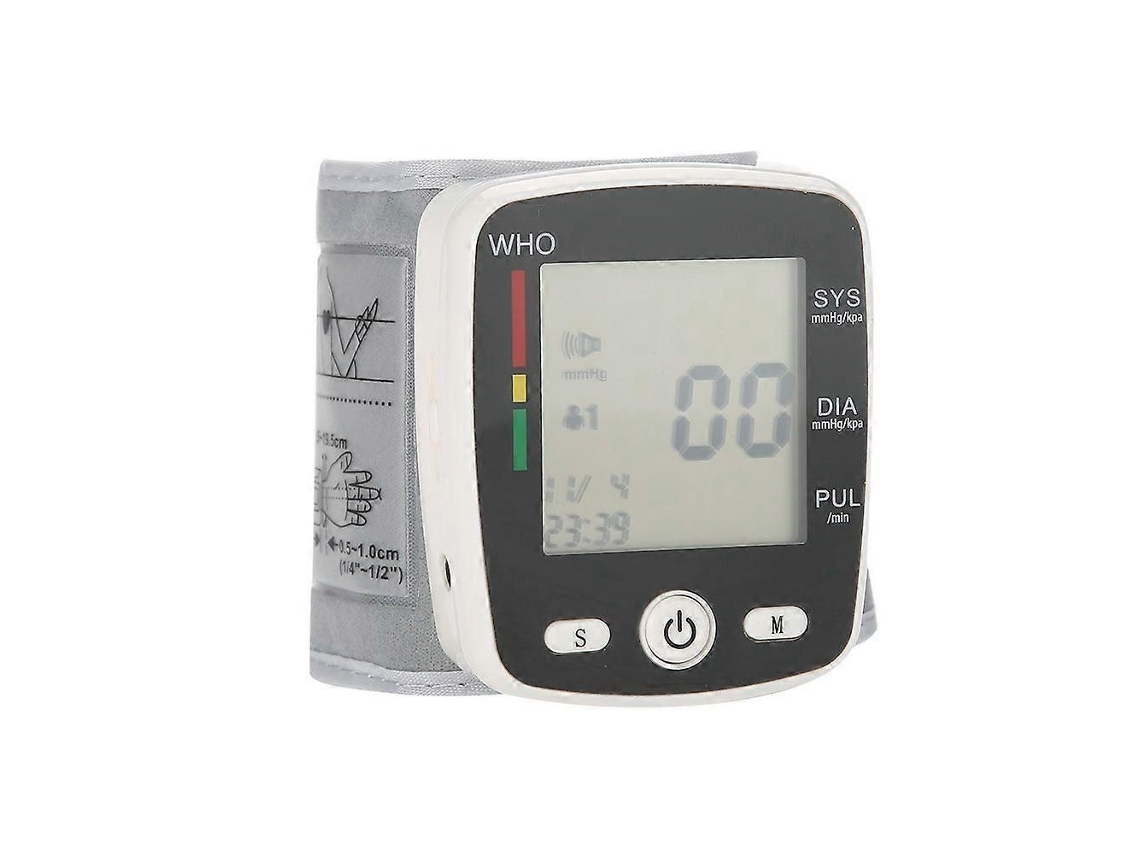 Monitor Automático de Pressão Arterial no Pulso, com Transmissão Voz, Frequência Cardíaca e Monitoram Ento Batimentos Cardíacos. GOKOCO