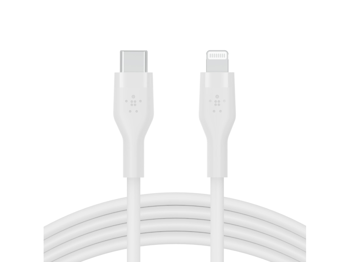 Cabo Cbl Usb-C Ltg Blc BELKIN Silicone Branco