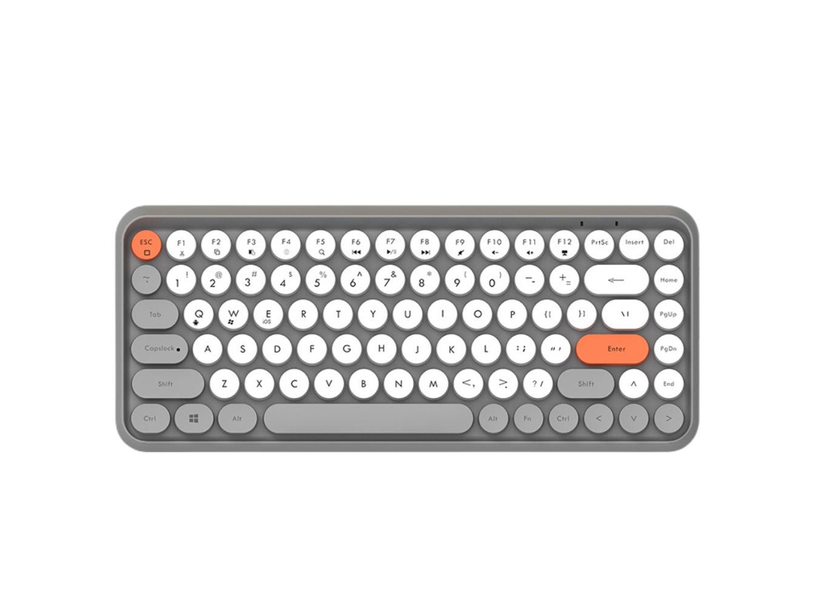 Teclado Gamer Bluetooth Sem Fio LAXISCREED 84 Teclas Redondas | LAXISCREED