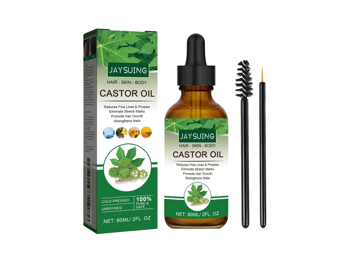 Sérum De Crescimento Capilar Com Óleo Essencial Mamona Orgânico